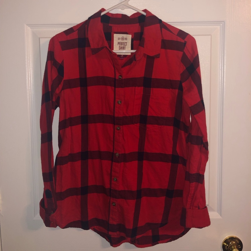 🖤 3/$15 Buffalo Plaid Flannel Juniors Medium